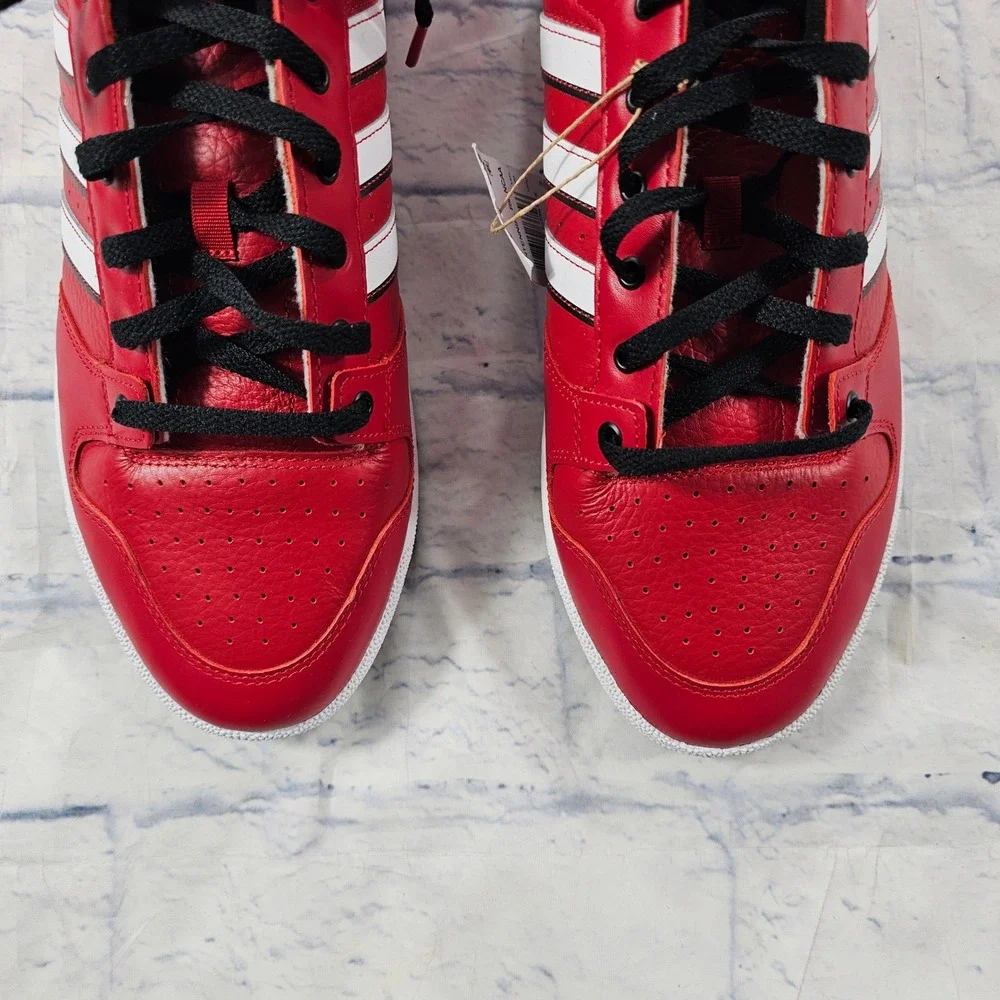 Adidas Centennial RM NCAA Mens 15 Red NC State Wolfpack Leather Sneakers ID0124